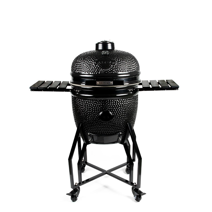 YAKINIKU Large Kamado basic black edition keramični žar na oglje Ι 49 cm
